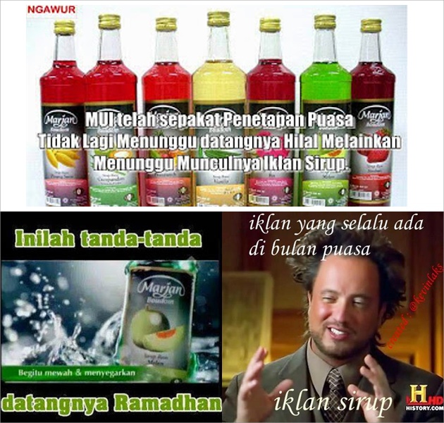 Ramai Iklan Sirup Jelang Ramadhan Meme Kocak Pun Tak Ketinggalan