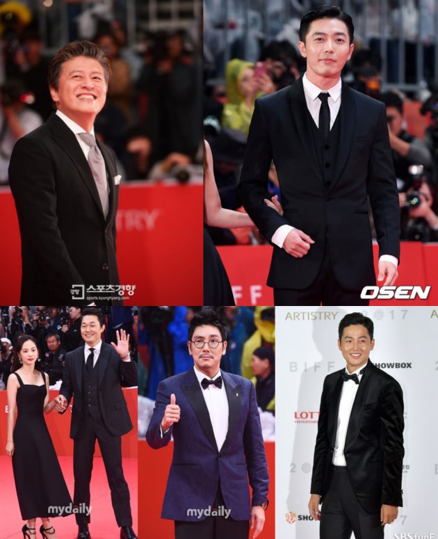 Pakai Setelan Jas, Minho-Song Triplets Cs Adu Ganteng di Red Carpet BIFF 2017