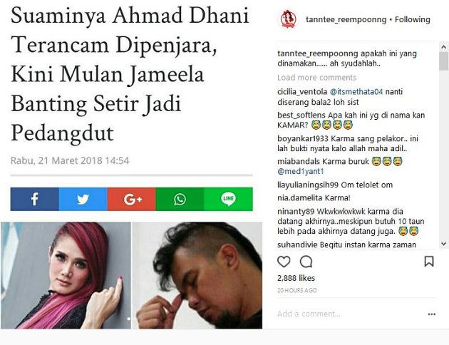 Nasib Ahmad Dhani dan Mulan Jameela