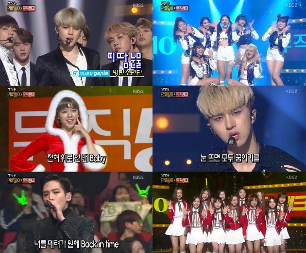'Music Bank' Tayangkan Episode Natal, BTS dan Twice Banjir Pujian