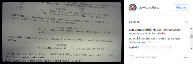 Nabila Syakieb Amnesia