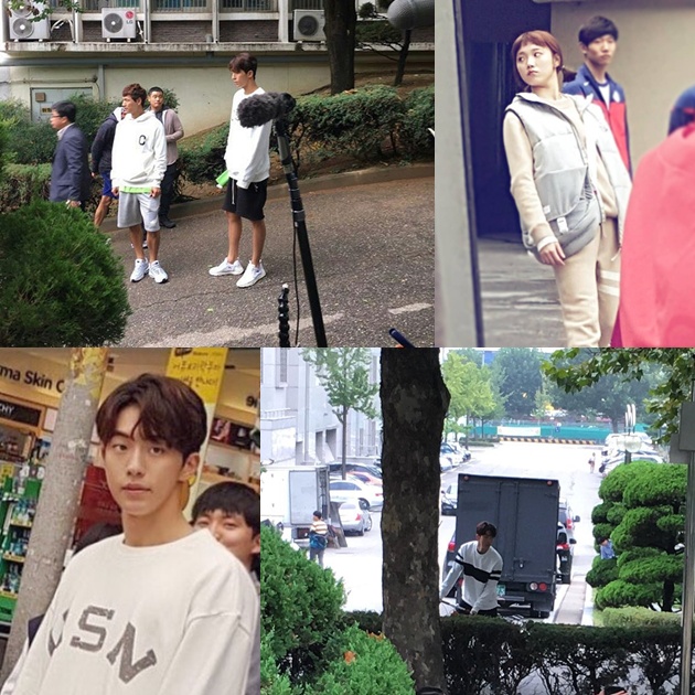 Nam Joo Hyuk-Lee Sung Kyung Syuting 'Weightlifting Fairy'