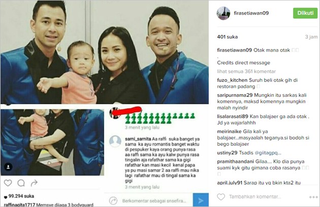 Netter Ini Minta Raffi Pilih Ayu
