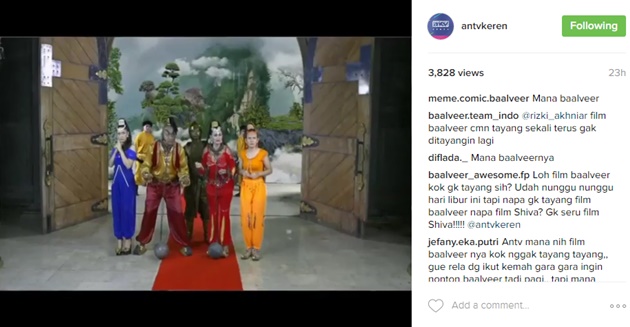 ANTV Diprotes Penggemar 'Baalveer'