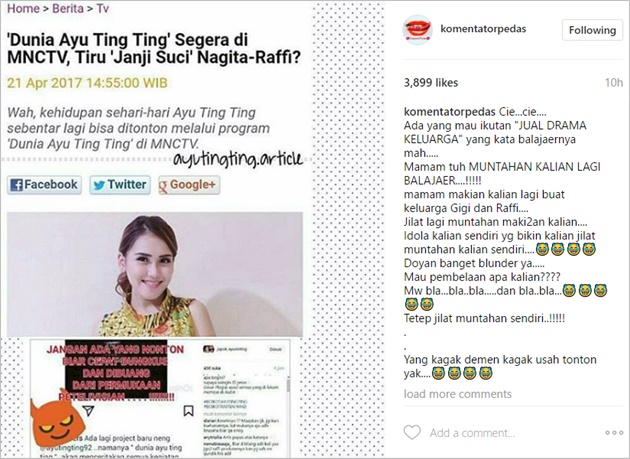 'Dunia Ayu Ting Ting' Belum Tayang, Netter Sudah Pastikan Ogah Nonton?