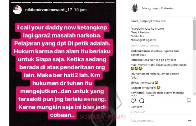 Beri Komentar Bijak Soal Jennifer Dunn Tertangkap Narkoba 