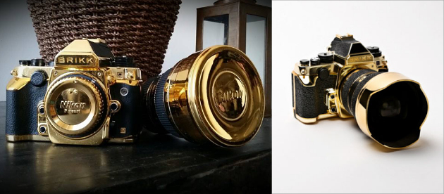 Nikon berlapis emas