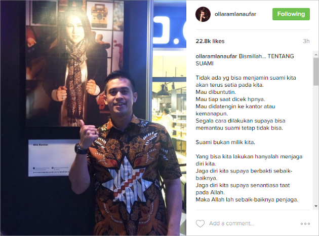 Olla Ramlan Bermasalah?
