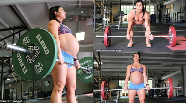 Hamil Tua, Instruktur Fitness Ini Bikin Heboh Usai Pamer Angkat Beban 92 Kg
