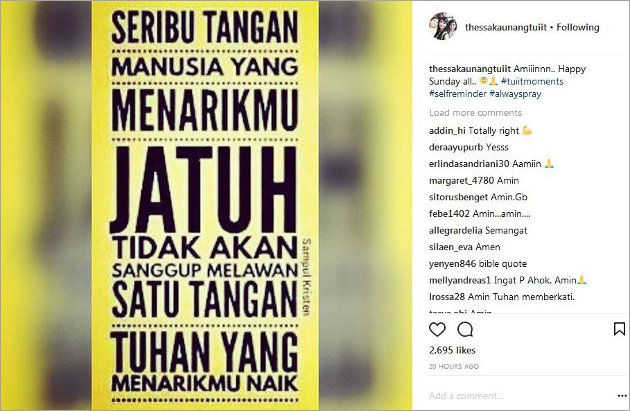 Pacar Dituding Gigolo Hingga Isu Pelakor, Tessa Kaunang 