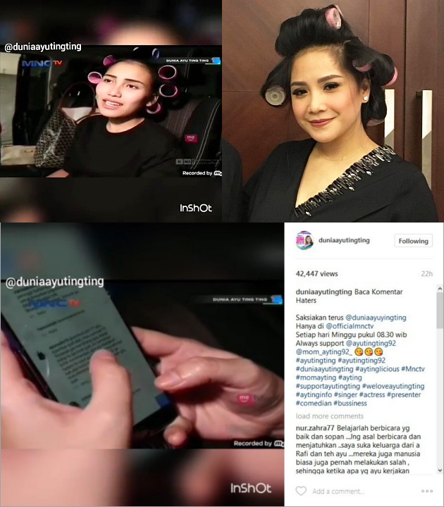 Tiru Pakai Roll  Rambut  Ala Nagita  Ayu Ting Ting Bohong 