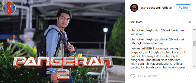 Rating 'Pangeran 2' Memburuk