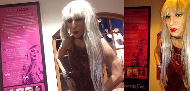 Patung Lilin Lady GaGa