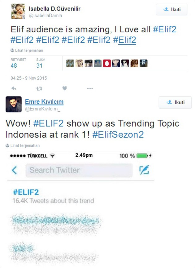 Elif 2 trending topik