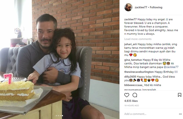 Unggah Foto Manis, Zack Lee Tulis Pesan Menyentuh di Ultah 