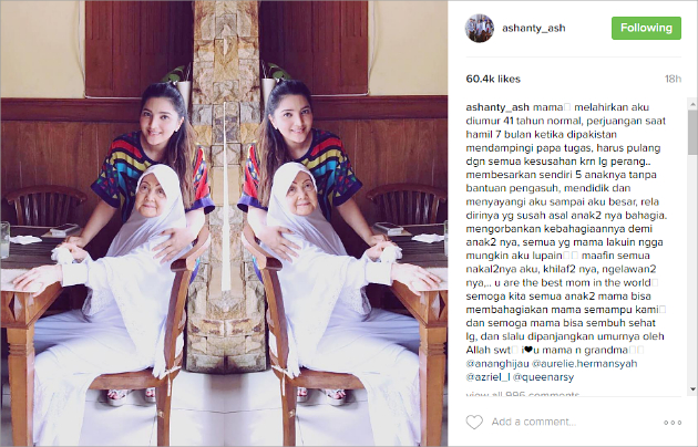 Tulis Pesan Haru untuk Sang Ibu, Ashanty Ungkap Rahasia di Balik Kelahirannya