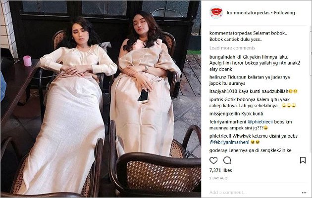 Gaya Tidur Ayu Ting Ting