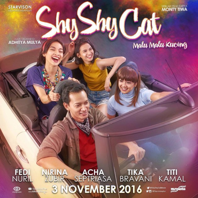 Poster 'Shy Shy Cat'
