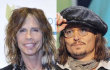 Steven Tyler Bakal Tulis Lagu Bareng Johnny Depp