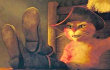 Foto: Puss Asyik Minum-Minum di 'Puss in Boots'