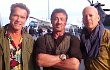 Foto Kebersamaan Arnold Schwarzenegger, Sylvester Stallone dan Bruce Willis di 'The Expendables II'