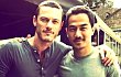 Joe Taslim Berpose Bersama Luke Evans di Lokasi Syuting 'Fast and Furious 6'