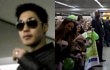 Kim Hyun Joong Disambut 800 Fans di Bandara Brazil