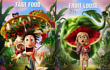 Lucunya Poster Karakter Monster Makanan di 'Cloudy Meatballs 2'