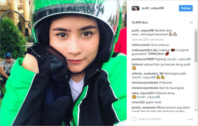 Jadi Tukang Ojek di 'Bawang Merah Bawang Putih', Prilly Latuconsina Tetap Cantik Memesona