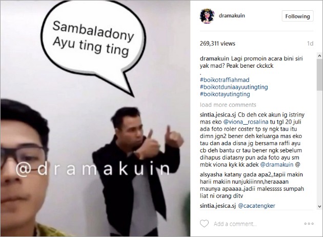 Raffi Ahmad Promo Sinetron 'Sambalado' Ayu Ting Ting, Ini Jadwal Perdananya