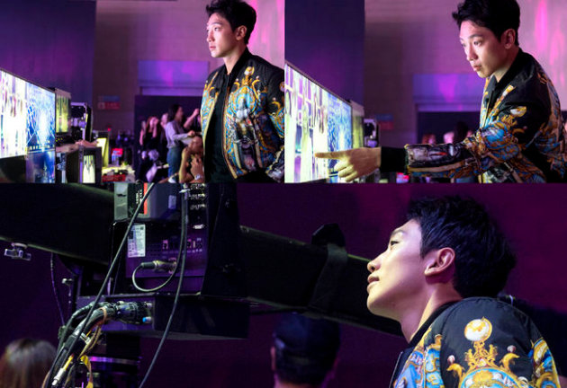Totalitas Jadi Mentor 'The Unit', Rain Serius Pantau Peserta di Layar Monitor