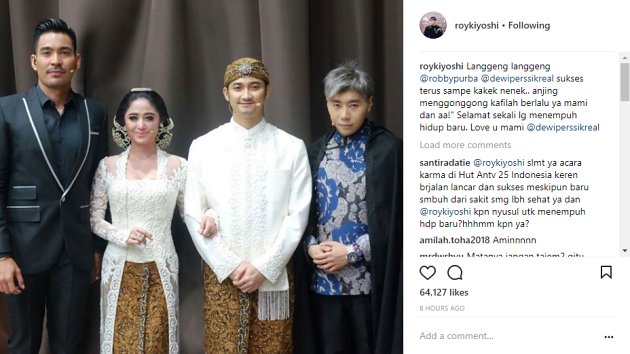 Dewi Persik Bersama Roy Kiyoshi