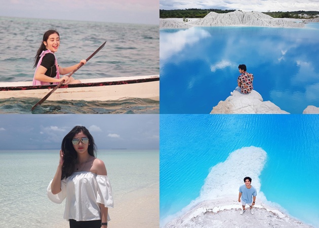Sama-Sama Posting Foto di Pantai, Ammar Zoni-Ranty Maria Liburan Bareng?