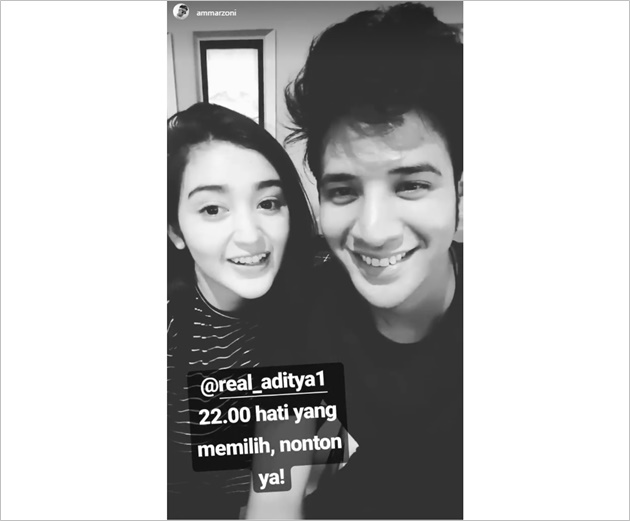 Dukung Sang Adik, Ammar Zoni Promokan 'Hati yang Memilih' Bersama Ranty Maria