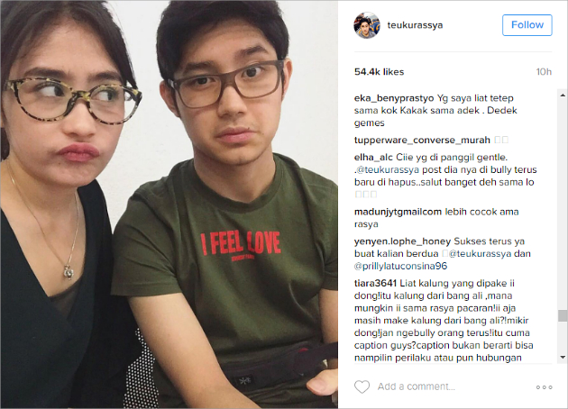 Teuku Rassya Dipuji Cowok Gentle