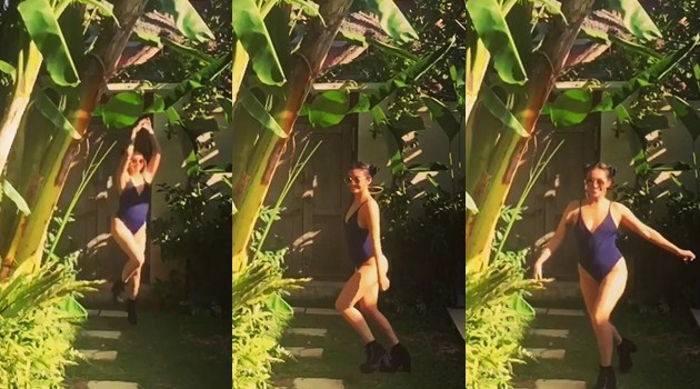 Berbikini Seksi, Ratu Felisha Asyik Joget-Joget Saat Liburan di Bali