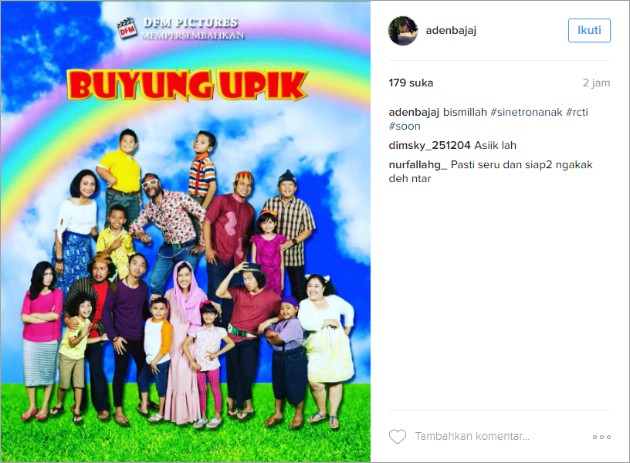 RCTI Siapkan Sinetron Anak 'Buyung Upik', Grup 'Bajaj' Jadi Pemain