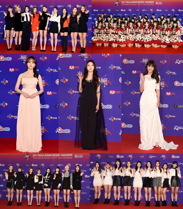 Pristin-Twice Hingga Kim So Hyun Adu Cantik di Red Carpet MAMA 2017 di Jepang