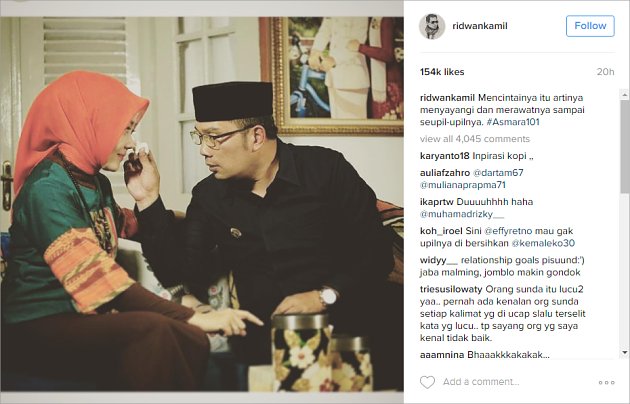 ridwan kamil dan upil