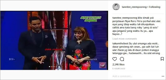 Roro Fitria Ungkap Fakta Mistis Soal Ulat Hijau