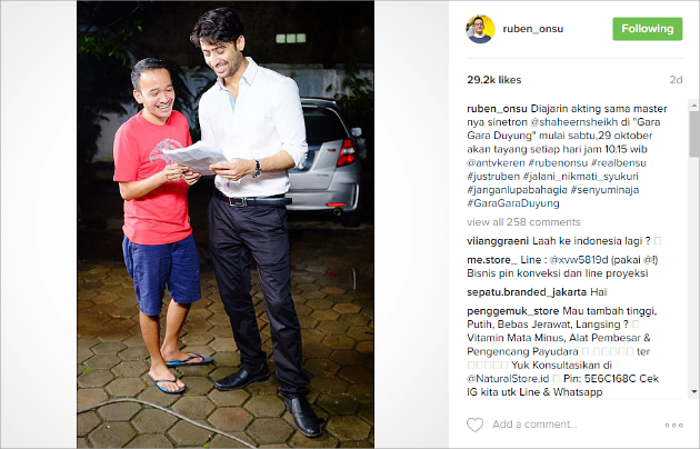 Shaheer Main Sinetron 'Gara-Gara Duyung'