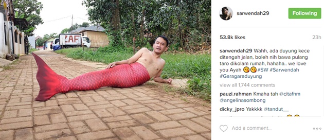 Ruben Onsu Jadi Duyung di 'Gara-Gara Duyung'