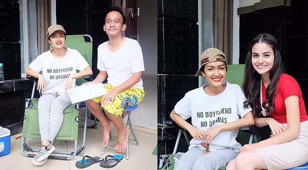 Ruben Onsu Pamer Bareng Jupe di Lokasi Syuting
