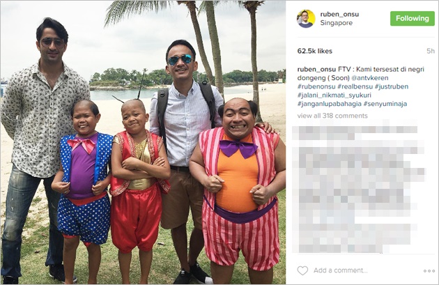 Ruben Onsu Syuting FTV Bareng Shaheer