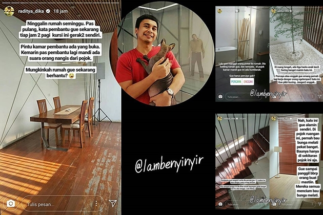Rumah Raditya Dika 'Diteror' Kuntilanak Hingga Hantu Anak 