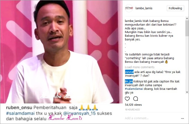 Ruben vs Irwansyah