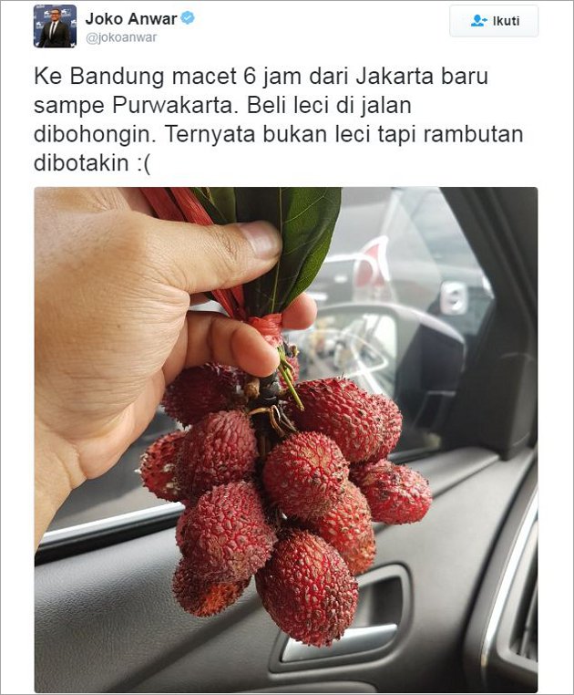 Curhatan Joko Anwar Tertipu Pedagang Leci