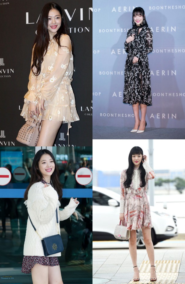 Selalu Tampil Stylish, Majalah Fashion Sebut Sulli Seleb Korea Paling Imut?