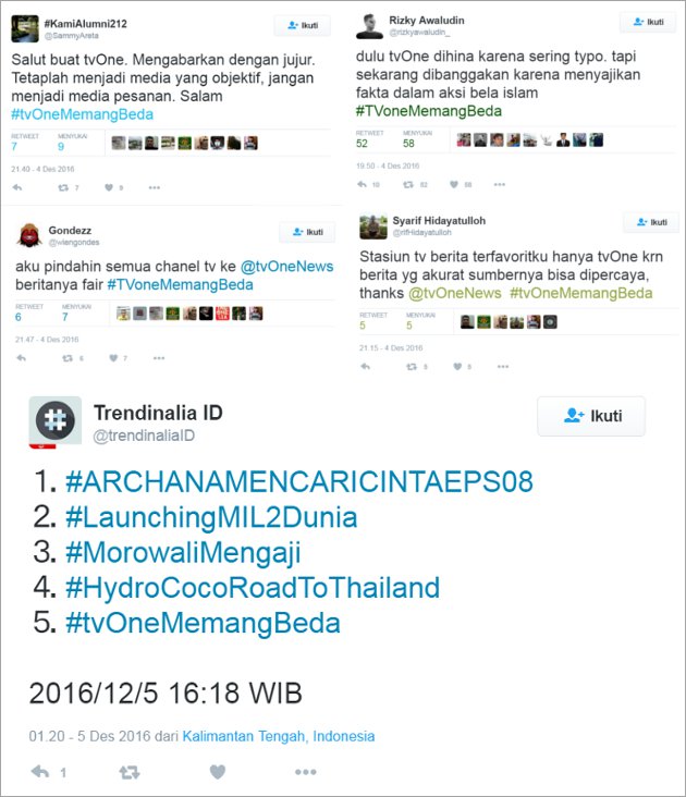 TV One Akhirnya Dipuji