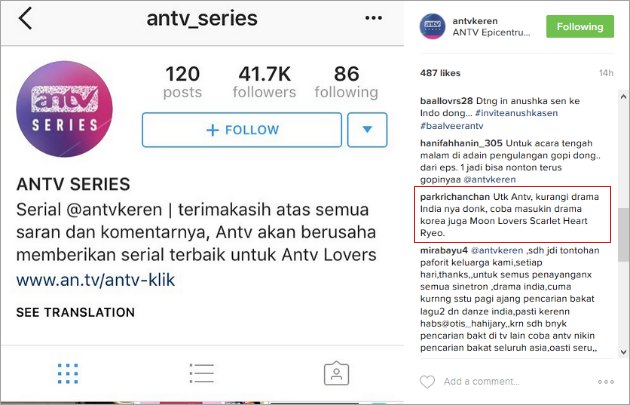 Netter Minta ANTV Tayangkan Drama Korea 'Scarlet Heart Ryeo'